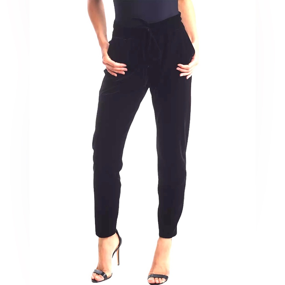 Commando Black Velvet Legging/Joggers Real Woman Fit Test USA Constructed SZ XS